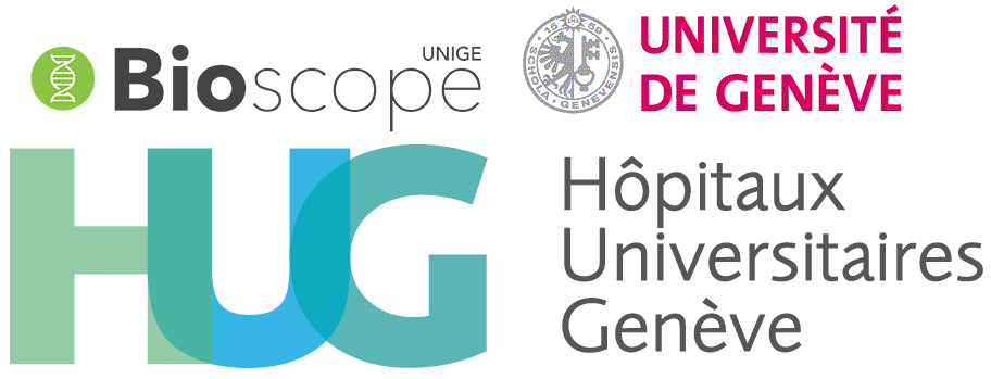 Logo HUG- Bioscope - Université de Genève