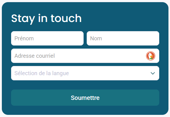 Stay in touch